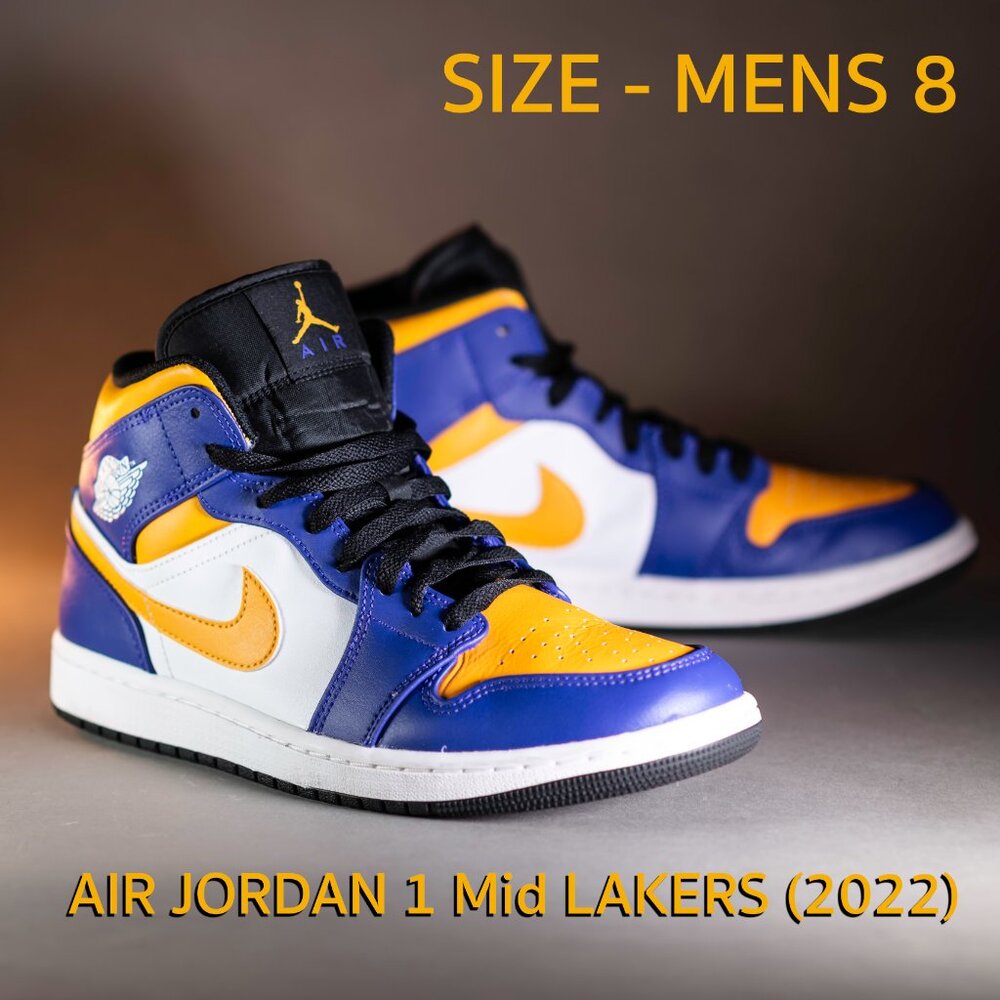 AIR JORDAN 1 MID LAKERS 2022